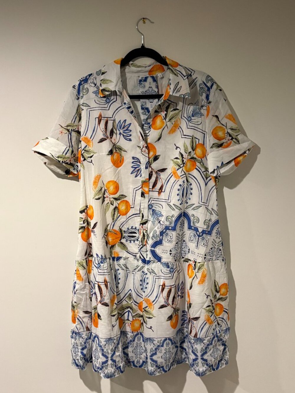 Chico's Shirtdress Island Oranges